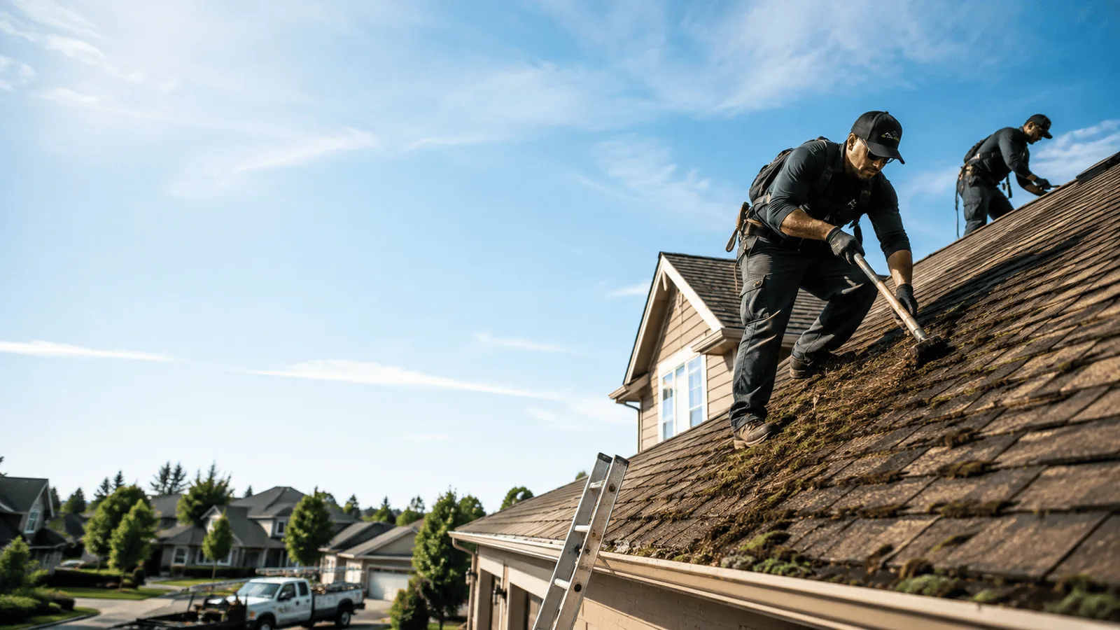 Roof Moss Removal in White Plains, KY near me
